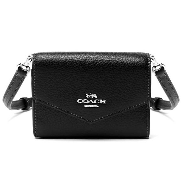 Coach Mini Envelope Wallet With Strap - Picture 3 of 8